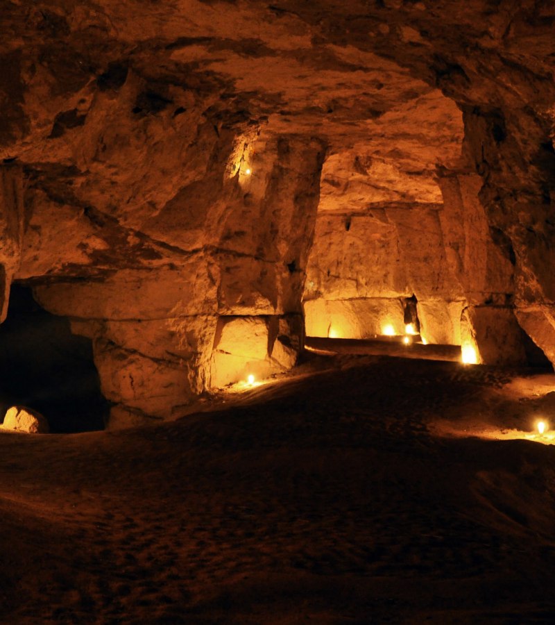 Tykarpsgrottan cave interior