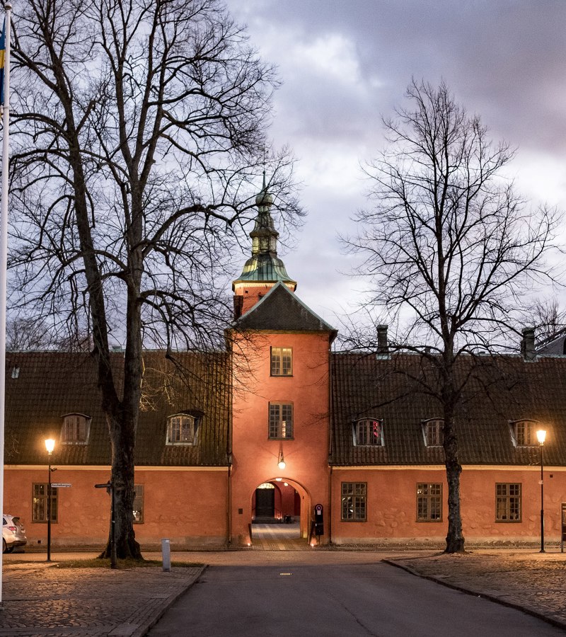 Halmstad Castle by the river