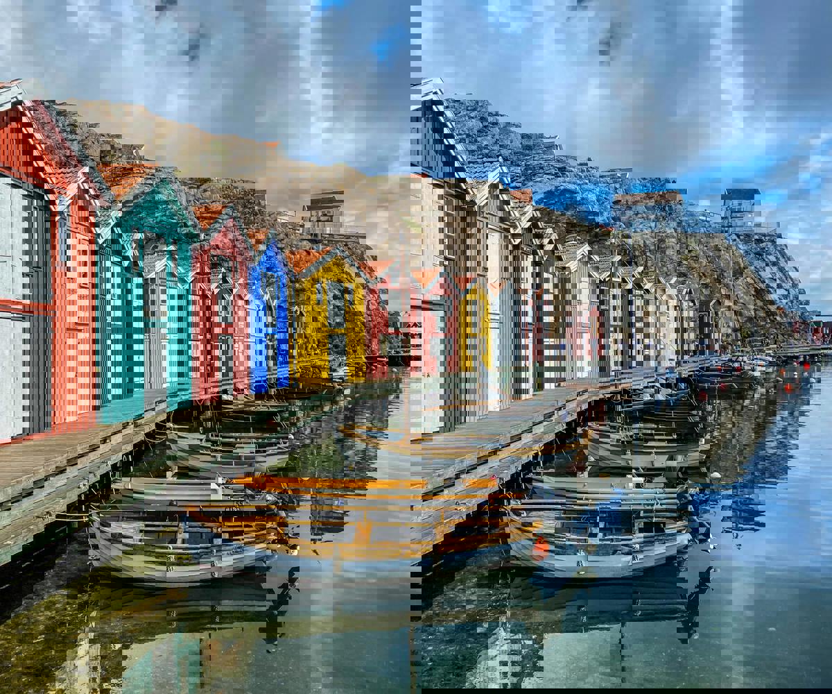 Smögen harbor and coastline