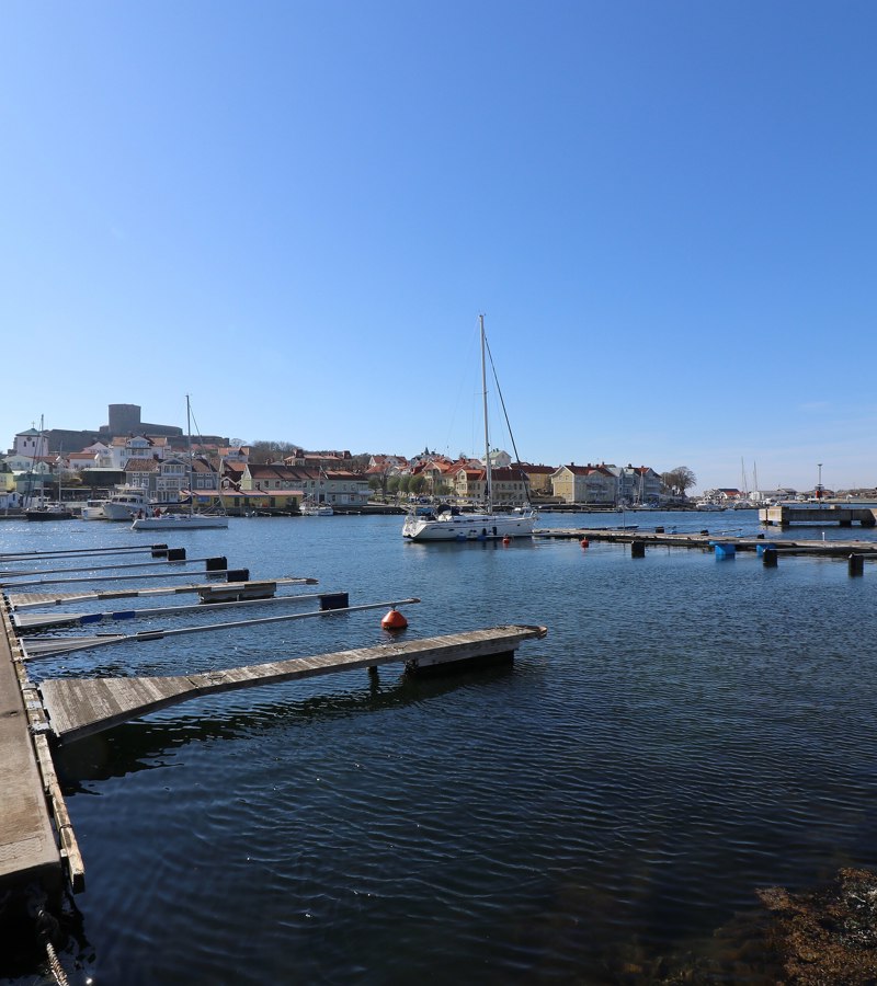 Marstrand fortress and harbor