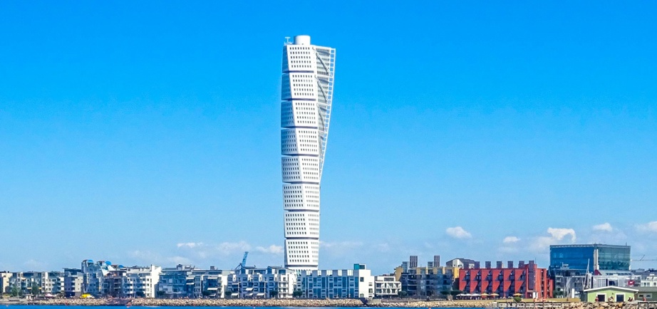 Malmö skyline and waterfront