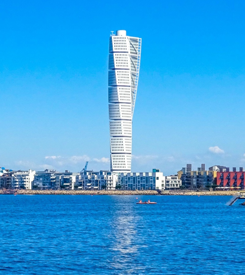 Malmö skyline and waterfront