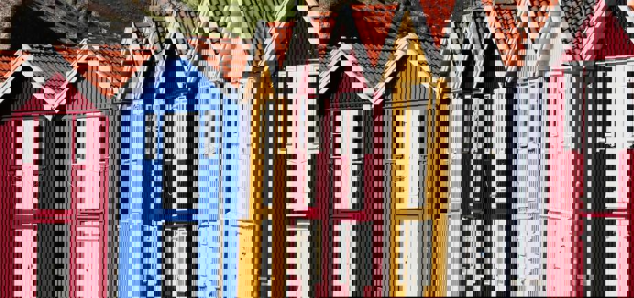 Smögen harbor and boardwalk