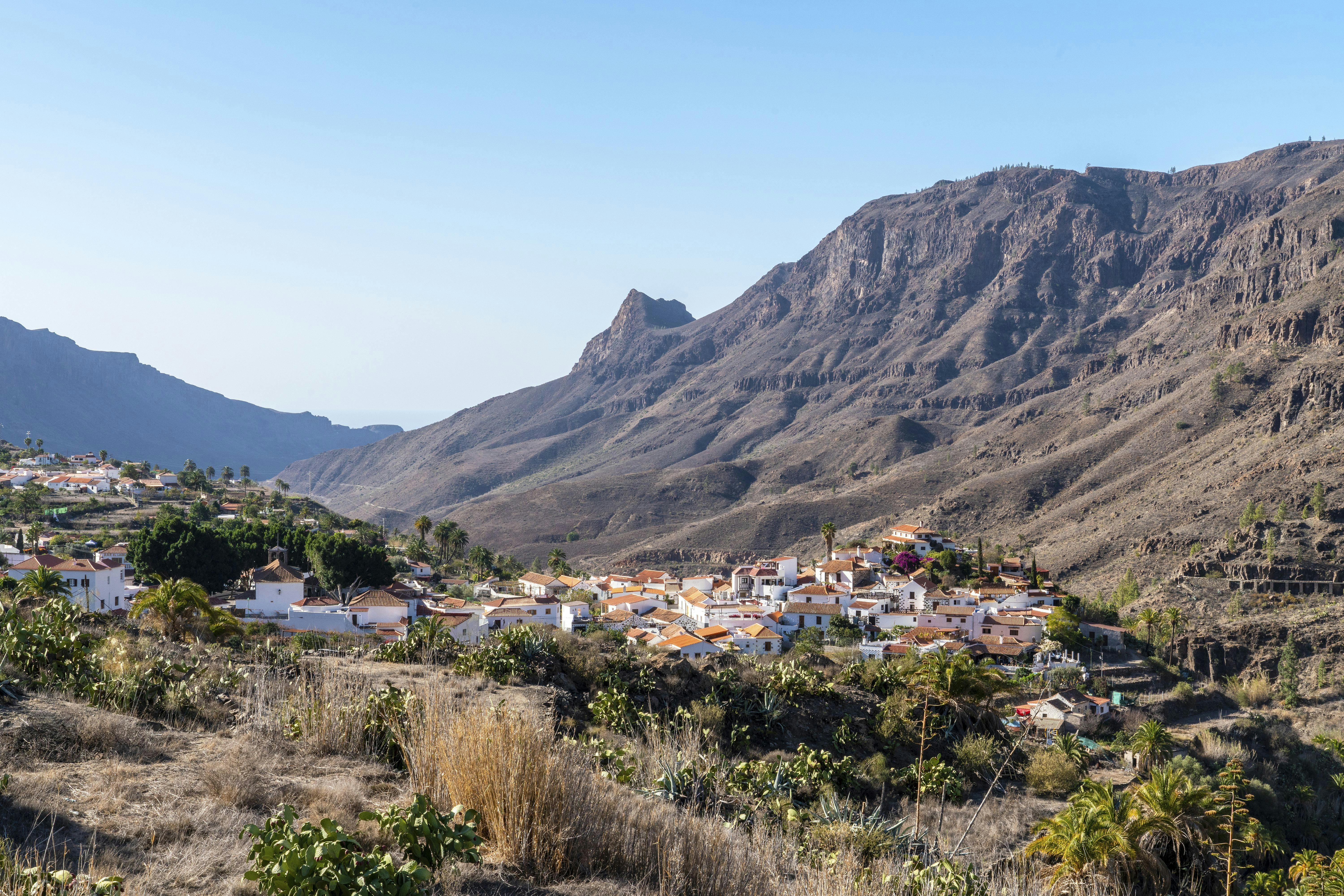 Fataga village Gran Canaria mountain valley