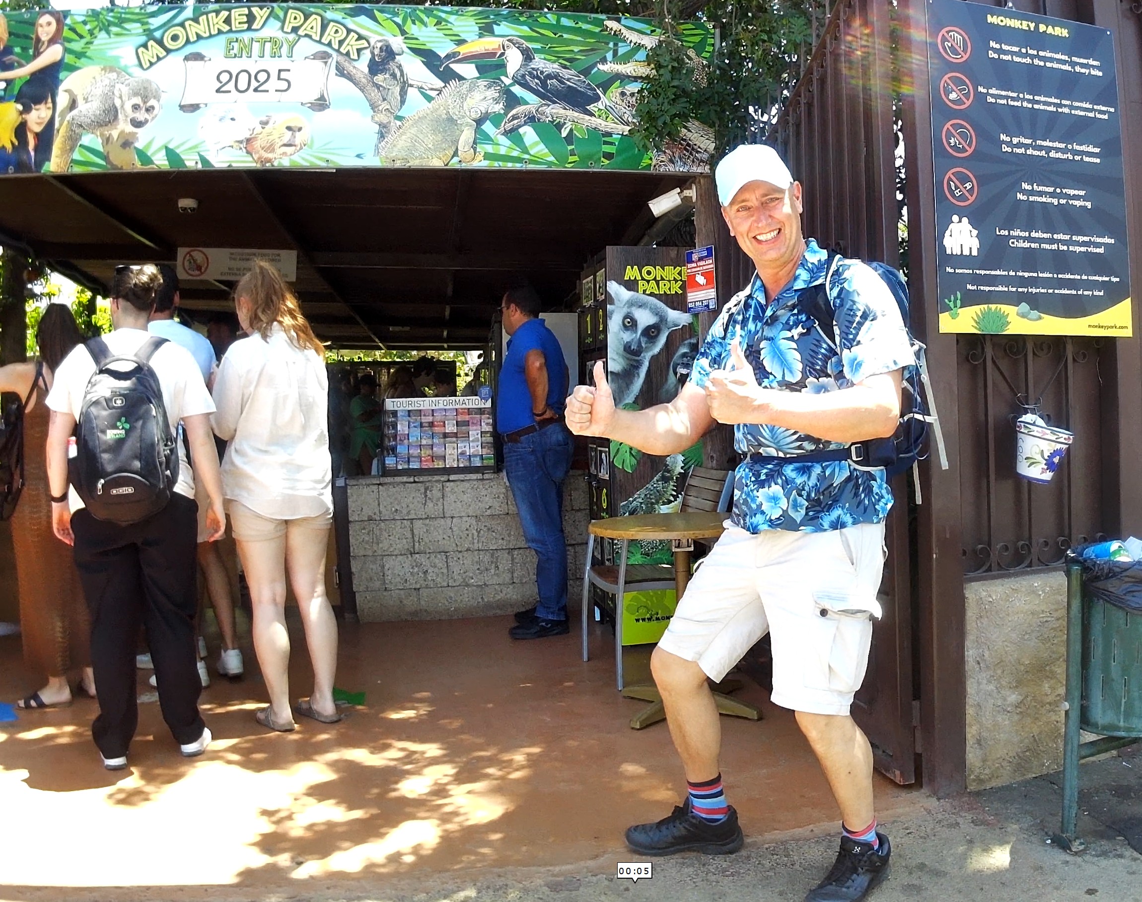 The Face of Pure Monkey Park Excitement