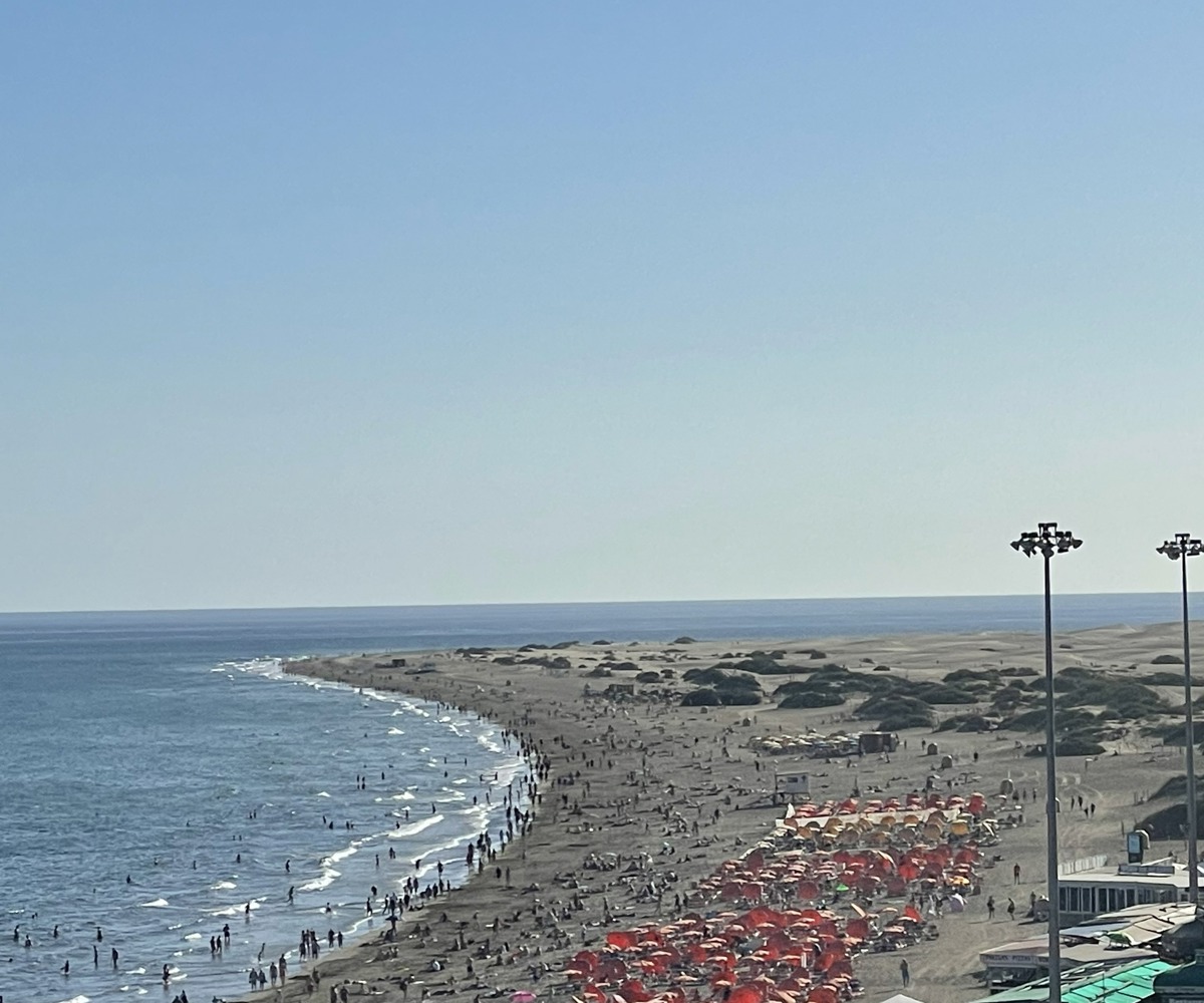 Playa del Ingles beach Gran Canaria Maspalomas dunes