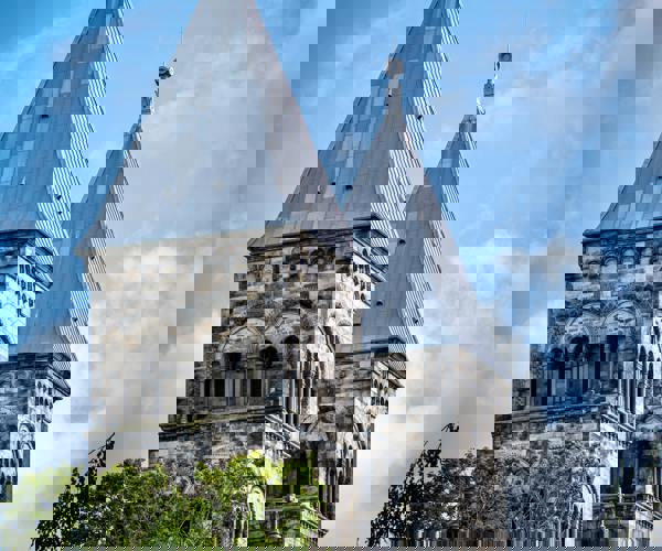 Lund city and cathedral skyline