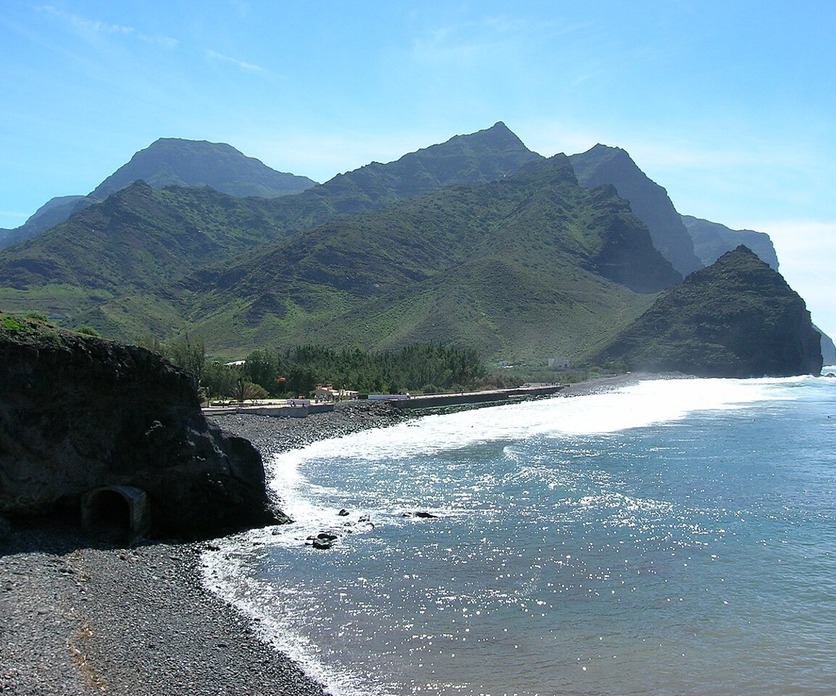 La Aldea de San Nicolas beach Gran Canaria coastline