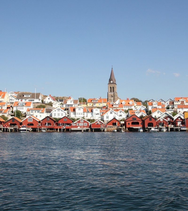 Fjällbacka harbor and cliffs